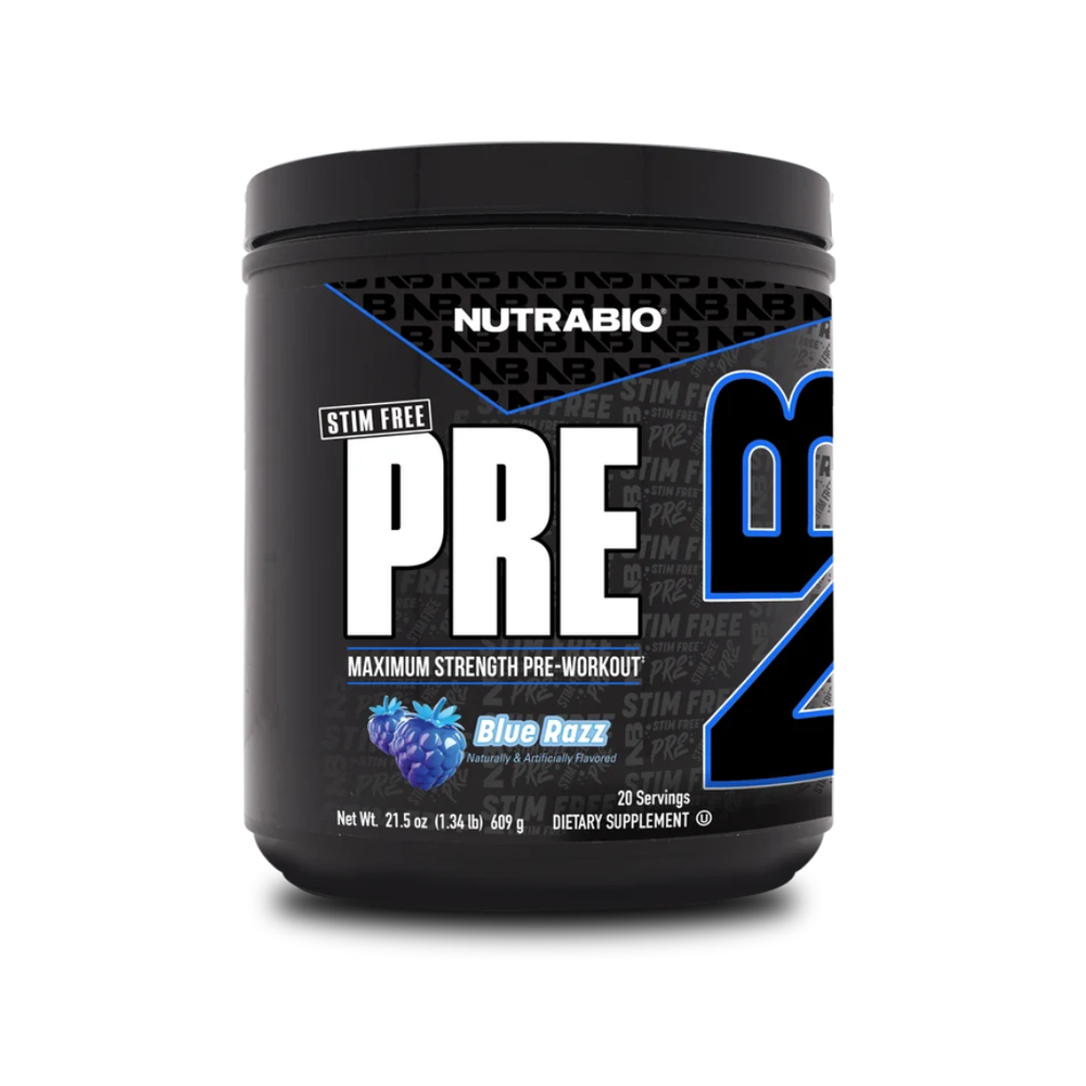 NutraBio Stim Free PRE 20/40 Servings