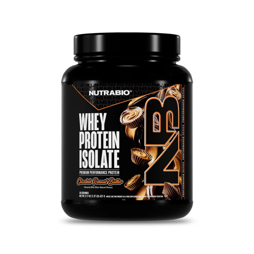 NutraBio Whey Protein Isolate 2Lbs